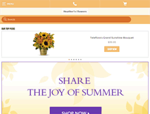 Tablet Screenshot of heatherz.com